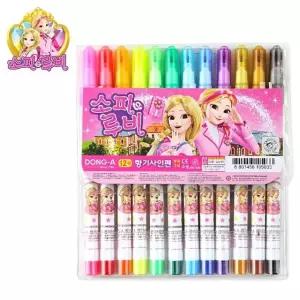 소피루비 12색 동아 향기 싸인펜 사인펜 (WFJ7T4U)