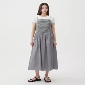 [LAP] 셔링 나일론 롱나시 레이어드원피스 AR1WO360