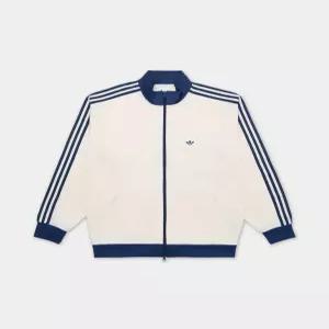 아디다스 오리지널 베켄바우어 트랙탑 크림 화이트 블루 KC3335