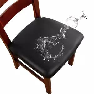 PU 가죽 의자커버 방수 식탁의자커버 DD-13036 가죽의자커버 식탁의자리폼