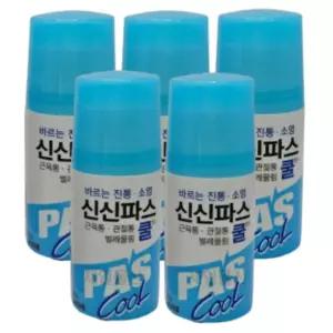 신신 바르는 쿨파스 진통 소염 벌레물림 케어 5개 바르는 파스 근육통