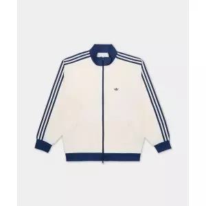 [하프클럽/아디다스]국내배송 아디다스 오리지널 베켄바우어 트랙탑 크림 화이트 블루 KC3335