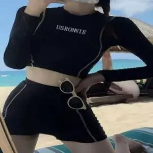 크롭래쉬가드 여자 수영복 래쉬가드 워터파크 반팔 크롭 세트