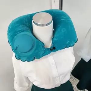 휴대용 기내용 에어펌핑 목베게 차량 목쿠션 여행준비 에어쿠션 휴대용