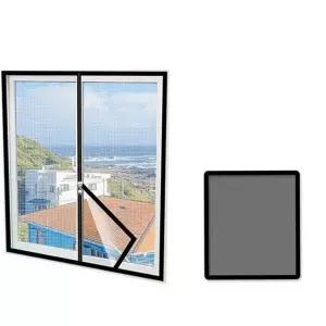 지퍼 방충망 간편 지퍼 베란다 창문 방충망 모기장 설치 미세 틈새