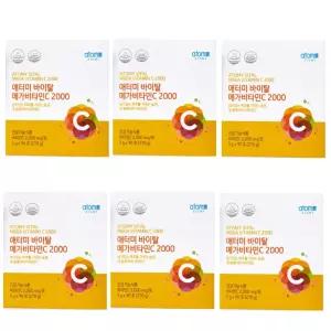 애터미 메가 비타민C 2000 에터미 건강기능식품 항산화 아토미 6개 MJ