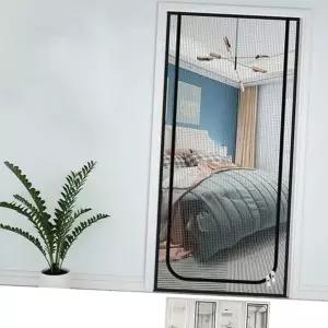 지퍼 방충망 220cm 지퍼문 칸막이 현관문 방충망 양방향 반려동물 방묘문 묘문 동물 안전 애완