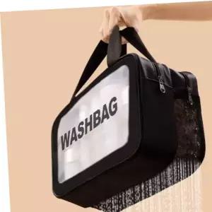 망사가방 물빠짐 더블 목욕바구니 비치백 수영 파우치 목욕가방 히트템 워