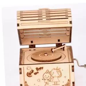 DIY 원목 조립 교구 유치원 학습 엔틱함 원목교구 오르골