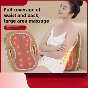 JAIYORL 12 마사지 쿠션, 열 지압 등 마사지, 휴대용 마사지기, 사무실 휴식용 의자 마사지기, 선물