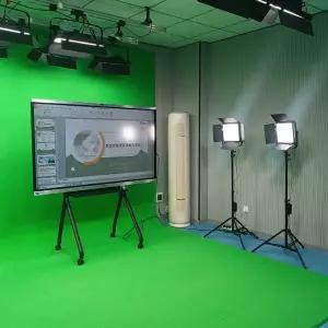 크로마키 스크린 유압식 1인 방송 뒷배경 장비