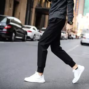 겨울러닝바지 얇은츄리닝바지 남성 기모 체육복팬츠