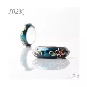 클루아조네코리아 은반지 은가락지 쌍가락지 스터링실버 핸드메이드 칠보 502K