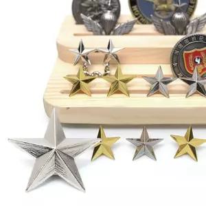 스타 뱃지 실버 골드 2컬러 핀버튼 와펜 뱃지 배지 군인용품 군장점