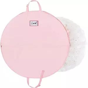 옷을 걸 수 있는 유니비 40인치 소녀 투투 의상 가방 보관 여행용 손잡이 스트랩이 달린 무용수용 발레