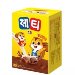 제티 초코 스틱 분말 가루 핫초코 코코아 영양 80개입