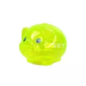 (SM)형광 투명 돼지저금통 중2P 인테리어저금통 (WFK90PL)