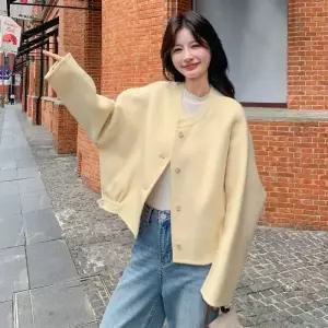 여자 모피코트 추동 울 재킷 반코트 캐시미어 코트 원픽4