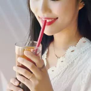 세척사용 와인 실리콘스트로우 벤티 빨대 28cm 우유빨대 쥬스빨대 긴빨대