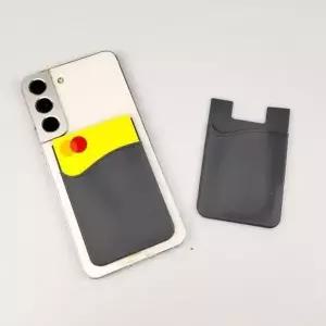 부착형 휴대폰 카드 지갑 그레이 스마트폰 카드 포켓 (WFK9A9H)