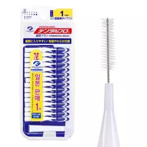 덴탈프로 치간칫솔 15P 사이즈 1(sss) 일본칫솔 일본치실 일본치간칫솔