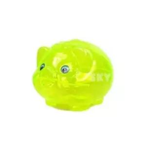 (SM)형광 투명 돼지저금통 중2P 인테리어저금통 (WFK90PL)