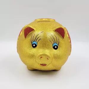 복돼지 중형 황금 저금통 (WFK91DY)