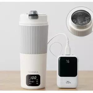 휴대용커피포트 USB 충전식 온도조절 여행용 가열 끓임형650ML36내부 전기컵 2