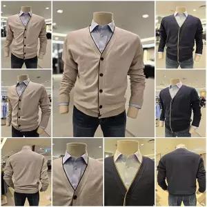 닥스가디건 삼색 포인트 솔리드 브이넥 카디건2종 택1 (DMP1SWCD101I1100)