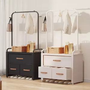 튼튼한 옷방 드레스룸 서랍 정리 옷 형 수납 선반 행거 키큰 철제 원룸 조립식