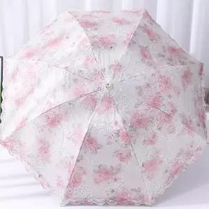고급 자수 레이스 할머니 양산 여성용 양우산 플라워양산 꽃무늬양산