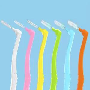 고급형 L형 치간칫솔 22개+케이스 세트 6가지 사이즈 치간칫솔 L치간칫솔