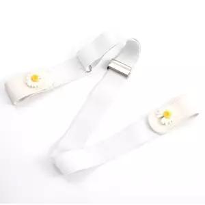 화이트 여성허리포인트 허리띠밴드 고무줄벨트 청바지허리띠 학생벨트