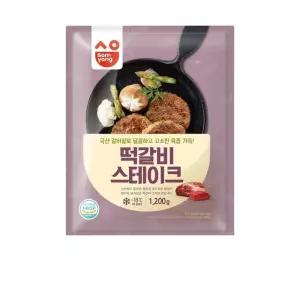 식자재 (삼양)떡갈비스테이크 1.2Kg x1개