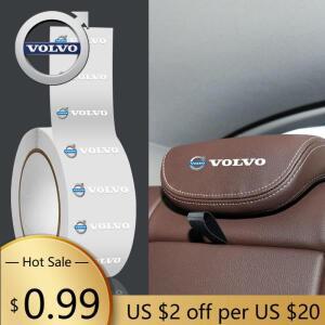 볼보 R 디자인 XC60 V60 S60 V40 V50 S40 S80 C30 XC40용 허브 캡 자동차 스티커 스타일링 로고 인테리어