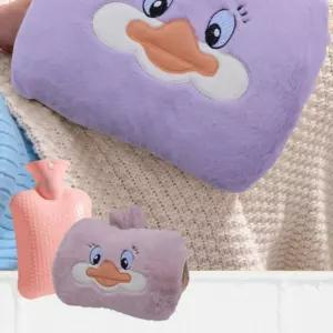 귀여운 캐릭터 온수 찜질 팩 겨울 손난로 휴대용 보온 물