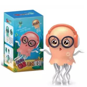 움직이는 춤추는 문어 인형 아기 장난감 멜로디 작동 완구