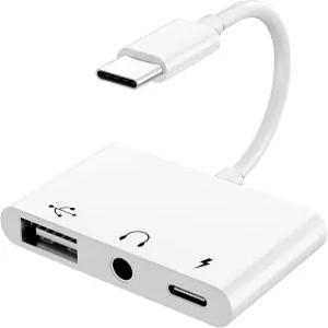 충전기 OTG 케이블 어댑터가 있는 USB C에서 3.5mm 잭 헤드폰 어댑터 삼성 갤럭시 S22 울트라 S21 S20