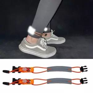 야간 안전 밴드 스트랩 2P 반사 발목 러닝용 등산용