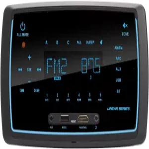 AM /FM /AUX /USB /BT 및 3존 제어 기능이 있는 RV 스테레오 수신기 터치 스크린