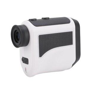 [미국배송] 경사 및 핀 잠금 진동이 있는 골프 레인지파인더 사냥용 1200야드 레이저 7배 배율 마그네틱 스트라이프 IP54 방수 기능이 충전식 레인지파인더(화이트)