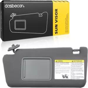 다스베칸 왼쪽 운전석 선바이저 토요타 타코마 2005-2012 2013 2014년 74320-04181-B1 그레이 라이트 없음