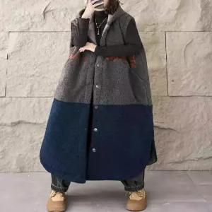 솔저스여성 겨울 빅사이즈 램스울 후드 민소매 롱 면 조끼 도톰 OPH4