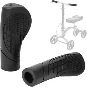 무릎 스쿠터 핸드 그립 - 롤레이터 워커 휠체어 및 모빌리티 보조기구용 7인치/8인치 교체용 손잡이 2개