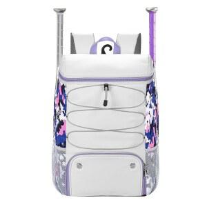 BIAOTN 소프트볼 가방 신발 수납 공간이 있는 튼튼한 가죽 야구 배트 백팩 TBall 및 장 펜스 가 방수