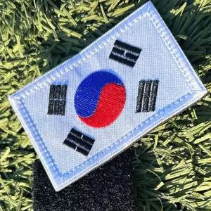 태극기 찍찍이 다용도 와펜 WF6806E