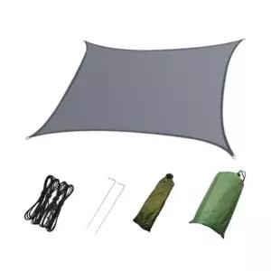 방수그늘막 95% UV차단 2.3M 사각그늘막 그레이 방수그늘막 야외그늘막 사각그늘막