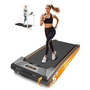 워킹 패드 러닝머신, 책상 러닝머신 아래 베스트 갓 경사 330파운드 용량, 가정용 2.5 휴대용 리모컨이 있는 소형 미니