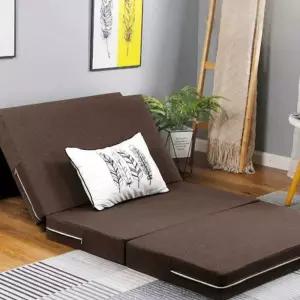 4단 접이식 매트리스 사이즈 간이 자취방 매트 수면 싱글