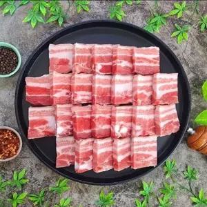 VGD 덴마크 오겹살 미박삼겹 토막절단 2kg